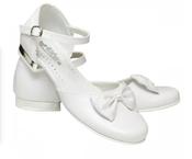 Miko Girls Communion Shoes – White image