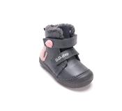 D.D. Step Girls First Steps Water-Repellent Boots – Black &amp; Pink