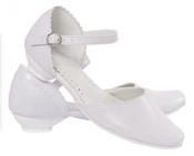 Miko Girls Communion Shoes – White image