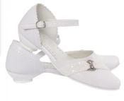 Miko Girls Communion Shoes – White image