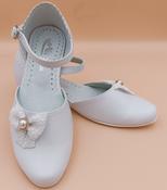 Miko Girls Communion Shoes – White image