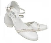 Miko Girls Communion Shoes – White image