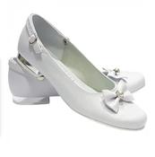 Miko Girls Communion Shoes – White image