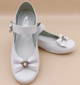 Miko Girls Communion Shoes – White image