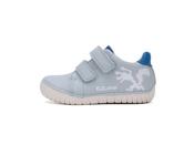 D.D. Step Boys Leather Shoes – Sky Blue, Sun Reactive image