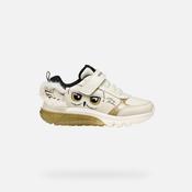 Geox Girls Trainers with Lights – Ivory, Ciberdron Harry