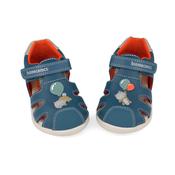 Biomecanics Boys First Steps Barefoot Sandals – Petrol image