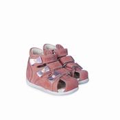 Memo Girls First Steps Leather Sandals – Pink, Bambi image