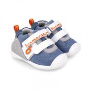 Biomecanics Kids First Steps Shoes – White &amp; Blue image