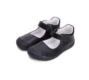 D.D. Step Girls Barefoot Leather Ballerinas – Black image