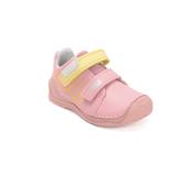 Ponte20 Girls First Steps Supinated Leather Shoes with Arch Support – Pink