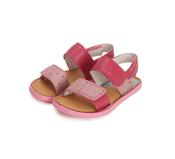 D.D. Step Girls Barefoot Leather Sandals – Dark Pink