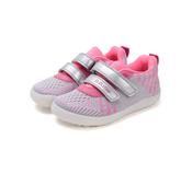 D.D. Step Girls Barefoot Trainers with Lights – Light Grey image