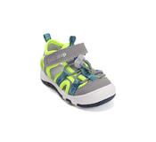 D.D. Step Boys First Steps Water-Repellent Sandals – Grey &amp; Green image