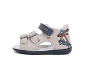 D.D. Step Boys Leather Sandals – Beige, Open Toe image