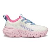 Geox Girls Trainers – White &amp; Pink, Flexyper image
