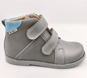 Ani-But Boys Orthopaedic Boots with Thomas Heel – Blue &amp; Grey image