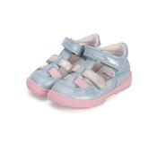 D.D. Step Girls Barefoot Leather Sandals – Sky Blue image