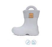 D.D. Step Kids Wellies with Lights – Light Grey, Handles