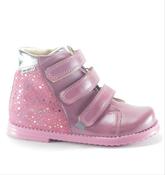 Ani-But Girls Orthopaedic Boots with Thomas Heel – Berry, Dots image