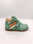 Ani-But Boys First Steps Orthopaedic Boots with Thomas Heel – Green, Beige &amp; Orange