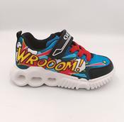 Geox Boys Trainers with Lights – Royal Blue &amp; Red, Wroom