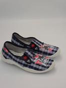 3F Boys Slippers – Blue &amp; Red, Tartan
