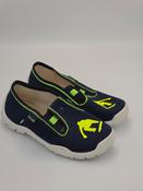3F Boys Slippers – Navy &amp; Lime, Skater