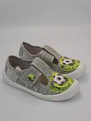 3F Boys Slippers – Grey &amp; Lime, Football image