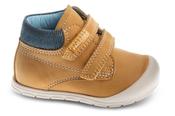 Pablosky Boys First Steps Leather Boots – Yellow image