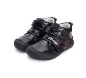 D.D. Step Girls Barefoot Water-Repellent Leather Shoes – Black