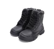 D.D. Step Girls Leather Boots – Black, Autum Heart image