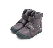 D.D. Step Boys Water-Repellent Leather Boots – Grey image