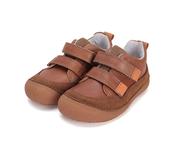 D.D. Step Boys Barefoot Leather Shoes – Chocolate image
