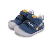 D.D. Step Boys First Steps Leather Shoes – Blue, Dragon Bermuda image