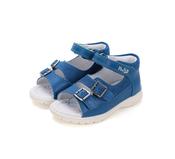 Ponte20 Boys Supinated Leather Sandals with Arch Support – Blue, Bermuda image