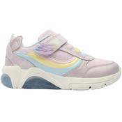 Geox Girls Trainers with Lights – Multicolour &amp; Lilac, Fadinlight Unicorn image