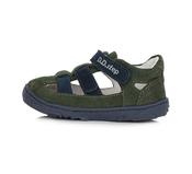 D.D. Step Boys Barefoot Leather Sandals – Khaki image