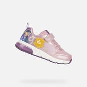 Geox Girls Trainers with Lights – Pink, Wish Disney image