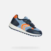 Geox Boys Trainers with Lights – Light Blue &amp; Orange, Alben image