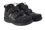 Memo Boys Orthopaedic Leather Boots with Diagnostic Sole – Black, Polo