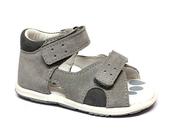 RenBut Boys First Steps Leather Sandals – Grey image