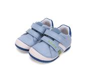 D.D. Step Boys First Steps Leather Shoes – Sky Blue image