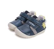 D.D. Step Boys First Steps Barefoot Shoes – Navy, Dragon image