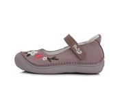 Ponte20 Girls Supinated Leather Ballerinas – Violet, Flower
