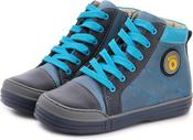 Memo Boys Orthopaedic Leather Shoes with Diagnostic Sole – Navy, Portland image