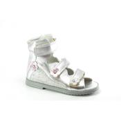 Ani-But Kids Orthopaedic Sandals with Thomas Heel – Silver, Srebro