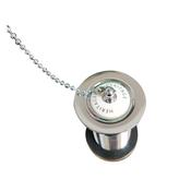 Heritage Basin Waste Porcelain Plug, Chrome