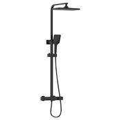 Bristan Cooltouch Shower Craze Rigid Riser Bar Mixer Black image