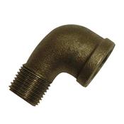 Primaflow black malleable 90 degree elbow MxF 1/4" image